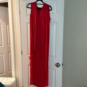 BCBGMaxazria Dress. Size small, red, high/low hem, NWT